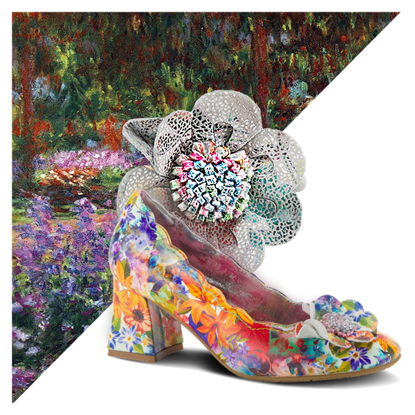 Spring Step L'Artiste Women's Waterlily Leather Booties - Rainbow Stitch & Antique Metal - View #6
